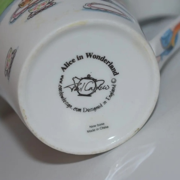ALICE IN WONDERLAND 150th ANNIVERSARY EDITION BONE CHINA MUG/CUP TEA PARTY - Picture 9 of 9